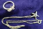 1 Peretti starfish necklace, 1 silver starfish ring