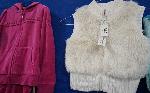 Girl's Pink Hoody Jacket/Pants and Ivory Girl's Vest