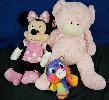 Disney Minnie Mouse, Large Stuff bear, Plush rainbow animal.