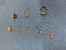 Assorted 14K gold jewelries
