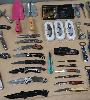 pocket knives, misc tools