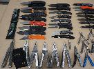 Assorted Knives, Multi tools and Corkscrews