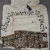 Abercrombie and Fitch tan hoodie, Ideology leopard print pants 
